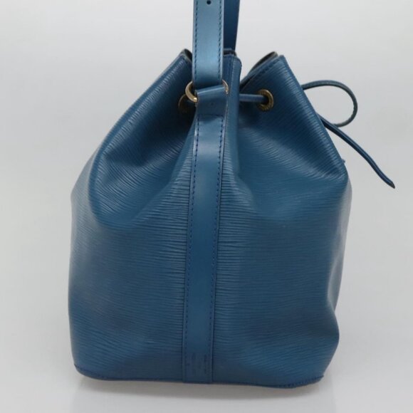 LOUIS VUITTON Epi Petit Noe Shoulder Bag Blue LV Auth - Picture 5 of 16